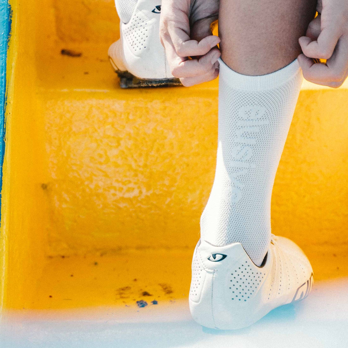 Logo Summer socks - White