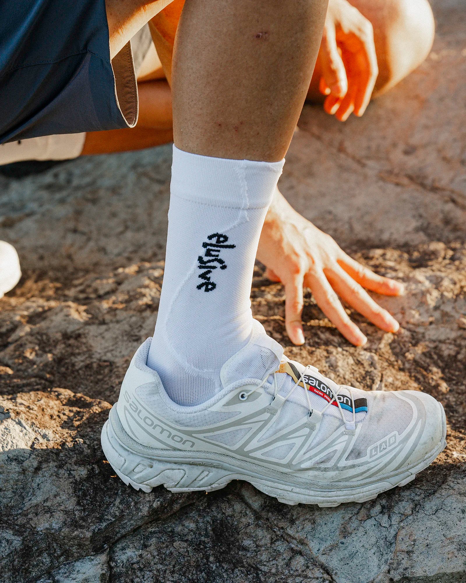 DIVISION ONE Perception socks - White RAW