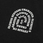 Swirl Print L/S Tee - Charcoal Gray