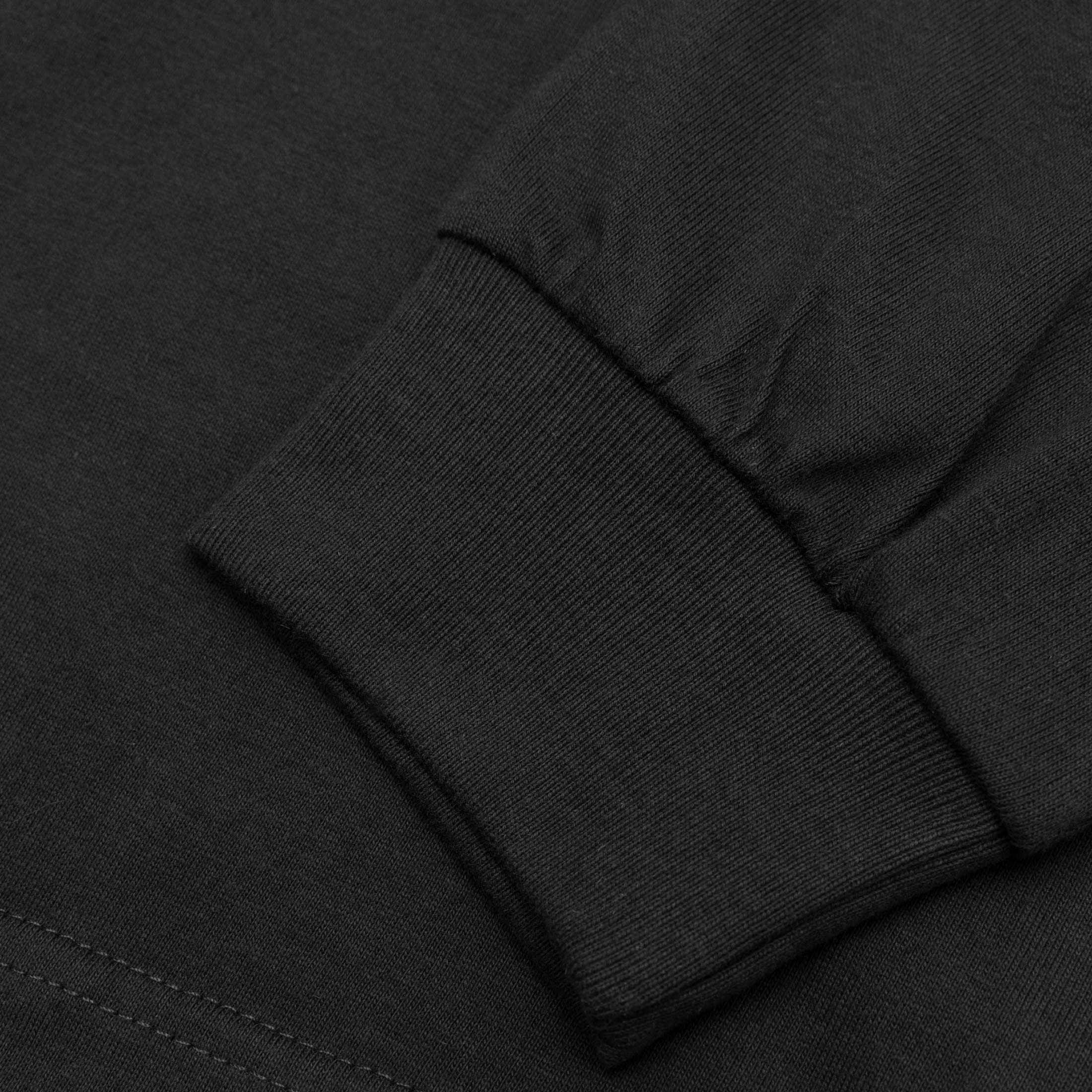 Swirl Print L/S Tee - Charcoal Gray
