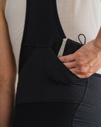 DIVISION ONE Cargo Bib Shorts - Black