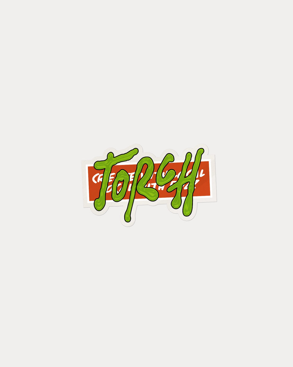 TORCH LOGO STICKER