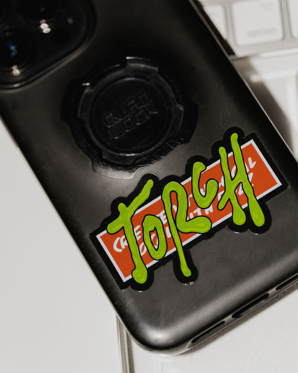 TORCH LOGO STICKER