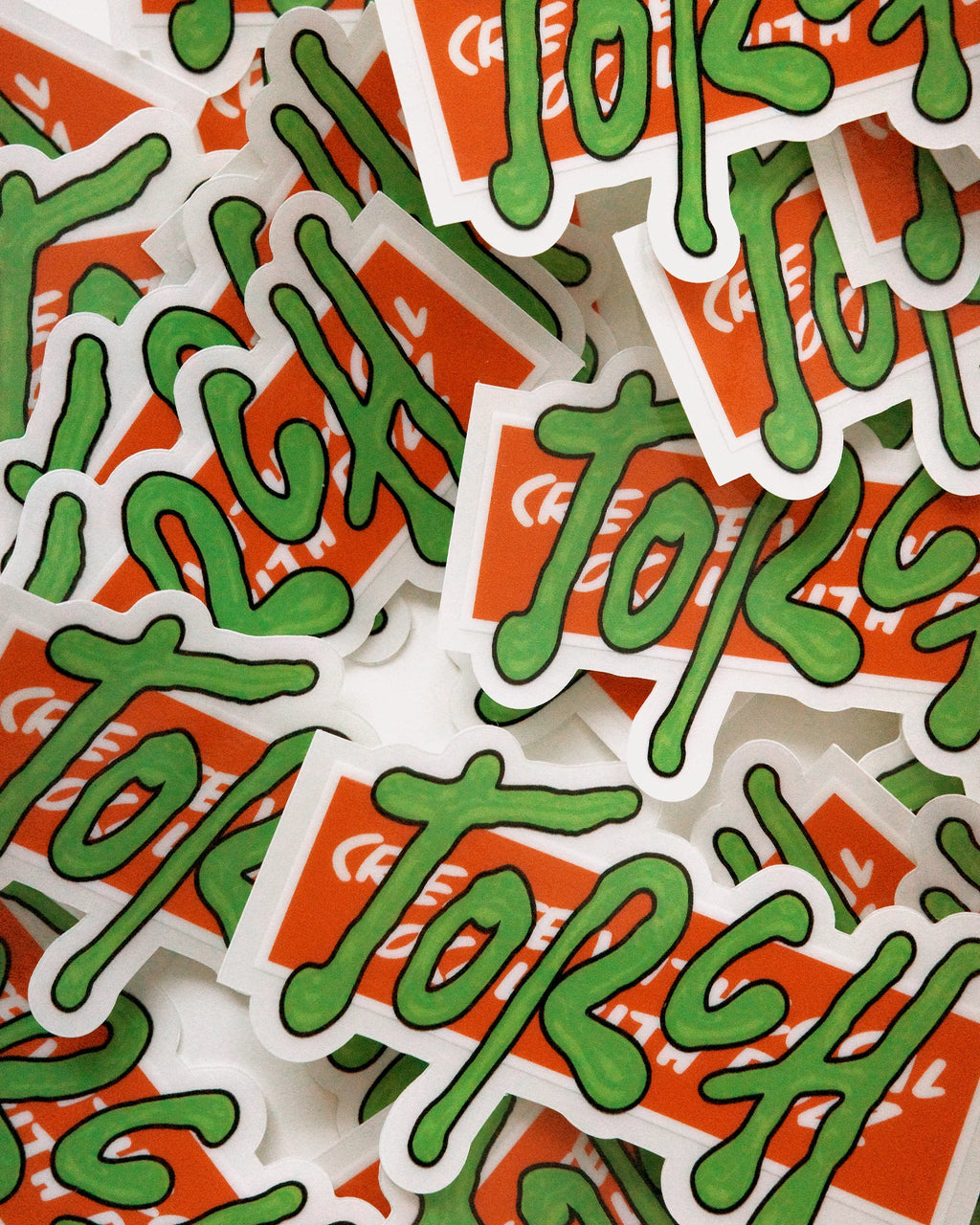 TORCH LOGO STICKER
