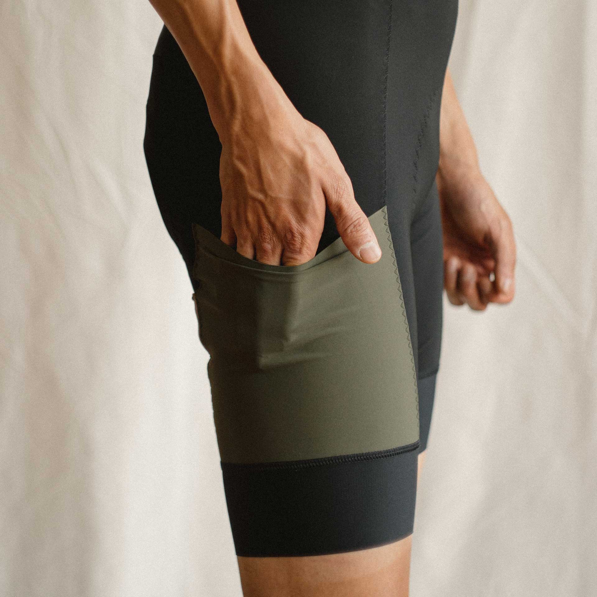 6Pockets Cargo bib MEN - Nephrite Green