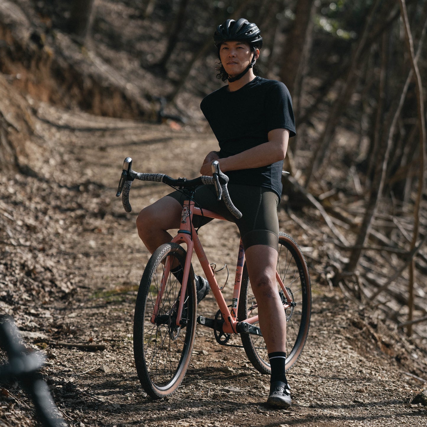 Aside Merino pocket crew - Dark navy