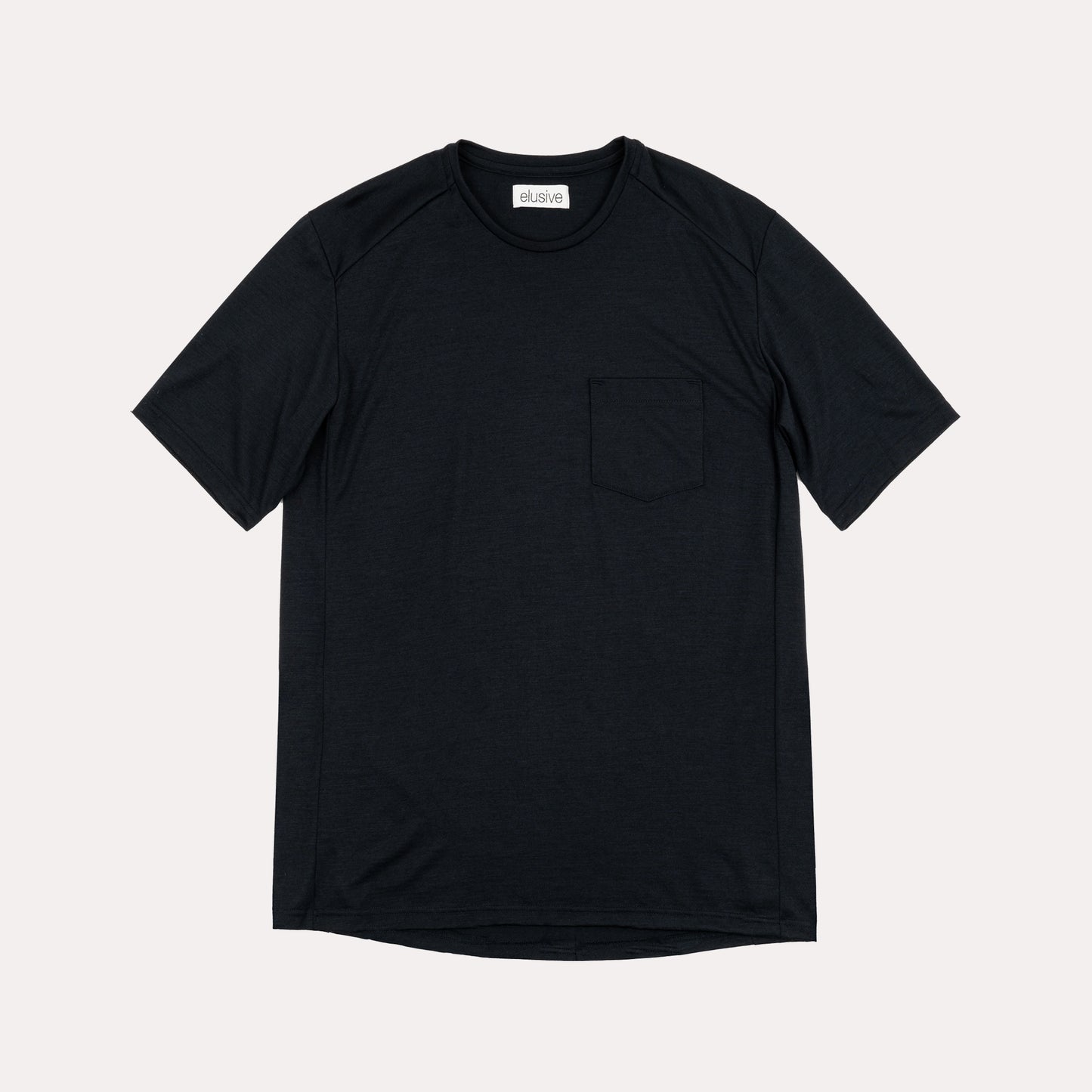 ASIDE Merino pocket crew - Dark navy