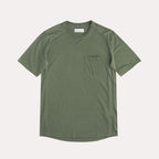 Aside Merino pocket crew - Nephrite Green